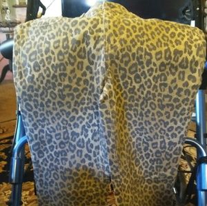 Leopard print pants
